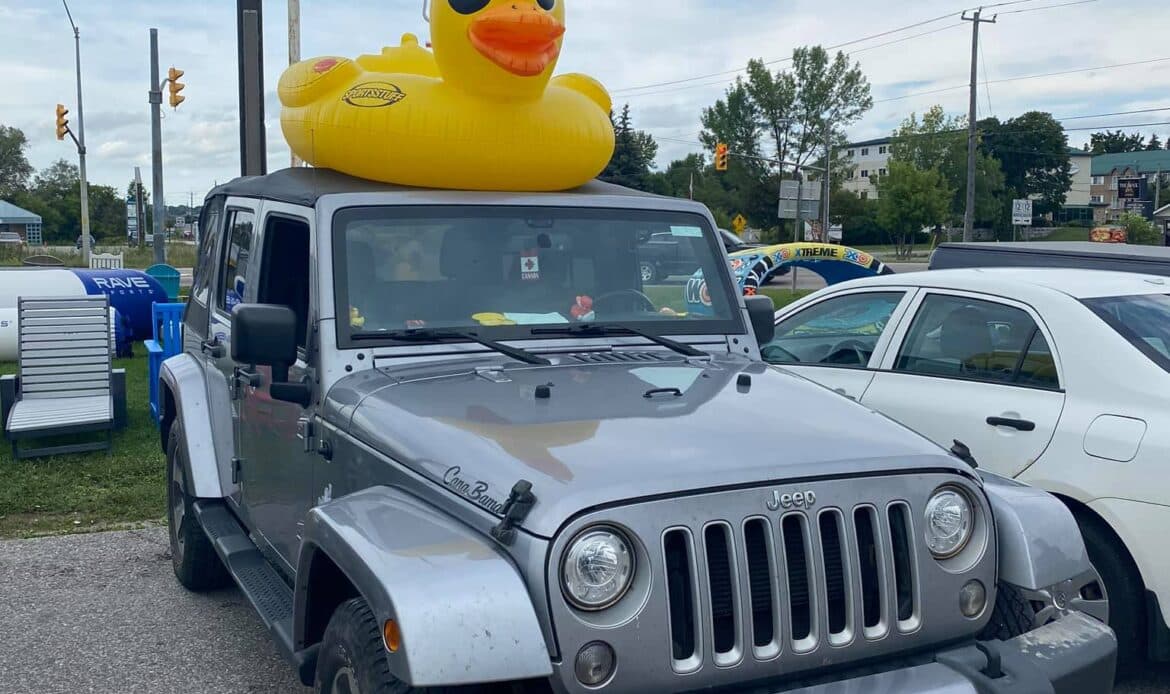 Duck Duck Jeep Founder Turns Scary Situation Around To Help Supply