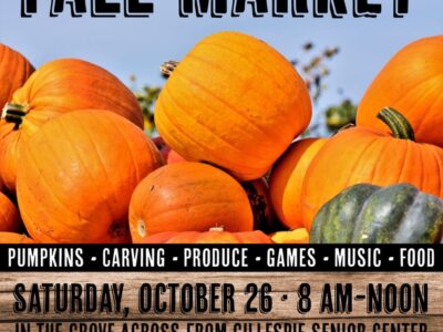Prattville to Hold Fall Farmers Market Oct. 26; Opening for Just One Special Day