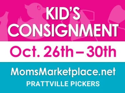 Moms Marketplace Quality Kid’s Consignment Sale Coming to Prattville Pickers Oct. 26-30