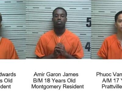 Three Arrested in Prattville Charged with Robbery 1st, Attempted Murder