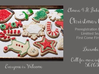 Elmore County 4-H Offers Christmas Cookie Baking Series Dec. 14; Spaces Limited