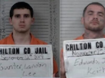 Chilton County Sheriff’s Office Seeking Two Escaped Inmates Identified as Landon Gunter, Joseph Edwards