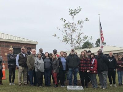 SEHS Class of 1970 Holds Dedication of Plaque, Oak Tree in Honor of Coach Conrad Henderson