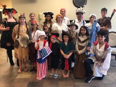 Academy Days Homeschoolers Celebrate Alabama’s Bicentennial with Feast, Costume Contest