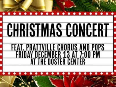 Community Chorus, Prattville Pops to Host Christmas Concert at Doster Center Dec. 13