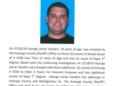 ‘We Believe There Are More Victims,’ Sheriff Sedinger Says After Arrest of George Sanders for Sexual Abuse, Rape of a Child
