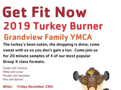 Grandview Family YMCA Hosting 2019 Turkey Burner Nov. 29; Admission is One Can of Food for WELCOME