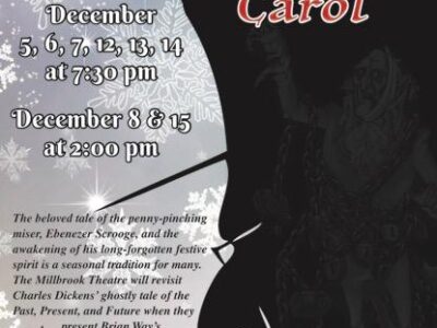 Millbrook Community Players to Present ‘A Christmas Carol’ Dec. 5 through Dec. 15 at Old Robinson Springs School