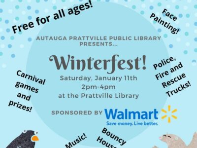 Autauga Prattville Public Library to Kick Off Winter Reading Challenge with ‘WinterFest’ Jan. 11