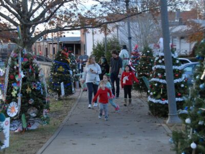 Autauga Christmas Tree Trail on Creekwalk Shows Love for Family Support Center; On Display through Christmas