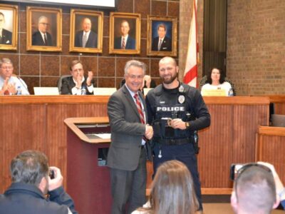Three Prattville Police Officers Recognized at January 21 City Council