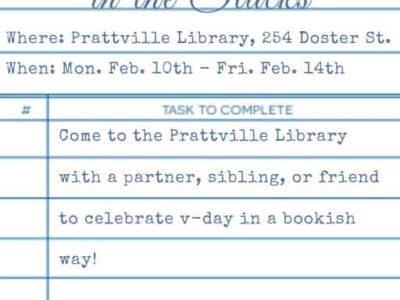 Autauga Prattville Public Library to Host Library Date Night Feb. 10