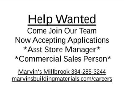 Marvin’s is  Hiring!