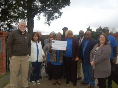 Alabama Historical Commission Presents Old Kingston Historical Cemetery Committee with $10,000 Grant for Cemetery Improvements