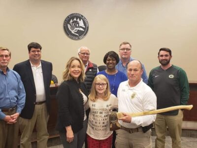 Millbrook Fire Department Receives Golden Axe from MDA for ‘Fill The Boot’ Campaign Funds