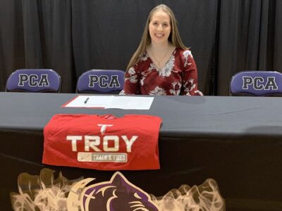PCA’s Ginny Gunn Signs Track and Field LOI with Troy University