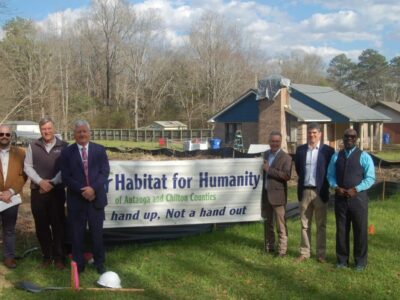 Habitat for Humanity Holds Groundbreaking Ceremony for Golds Family in Prattville