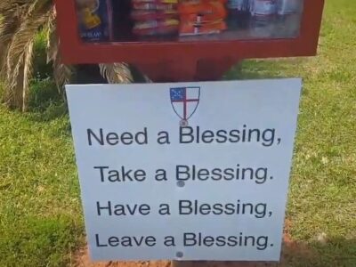 Food Donations Needed for St. Michael & All Angels’ Episcopal Church Blessing Box