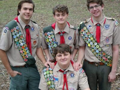 Earlier this Month, Wetumpka Boy Scouts Celebrated with Joint Eagle Ceremony at Trinity Episcopal Church