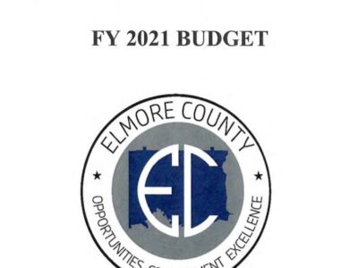 Elmore County Commission Adopts $31 Million Dollar Budget for Fiscal Year 2021