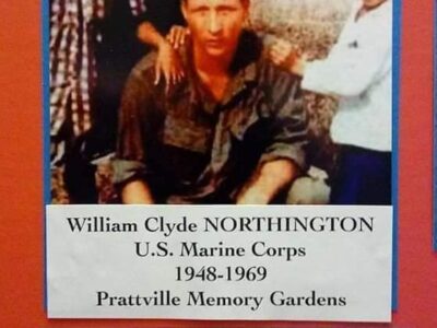 Living Relatives of William Clyde Northington, of Prattville, sought for Special Event in September