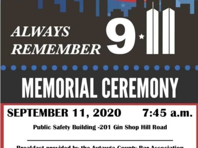 Prattville to Honor, Remember Those Killed on Sept. 11, 2001 with Ceremony at Public Safety Building