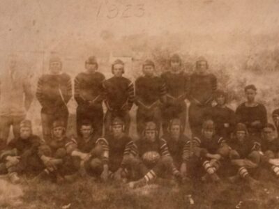 OAHS Receives an Original 1923 Photo of the Autauga County High School Football Team