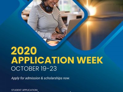 CACC 2020 Application Week is Oct. 19-23; Apply for Admission and/or Financial Aid/Scholarships