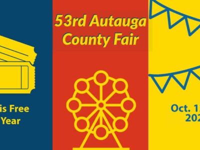 Autauga County Fair Begins Today! No Charge for Parking or Entry this Year
