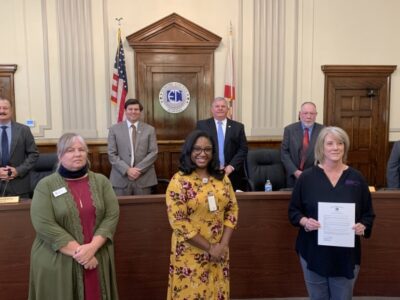 October is Domestic Violence Awareness Month: Elmore Commission Signs Recognition Resolution