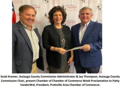 Autauga County and City of Prattville Honor Prattville Area Chamber of Commerce