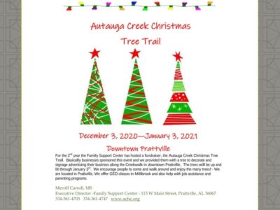 Make Sure to Check out the Autauga Creek Christmas Tree Trail Now through Jan. 3 in Prattville