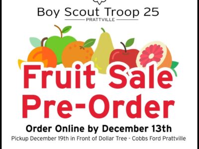 Annual Fruit Sale Happening Now with Boy Scout Troop 25; Presale Online Only