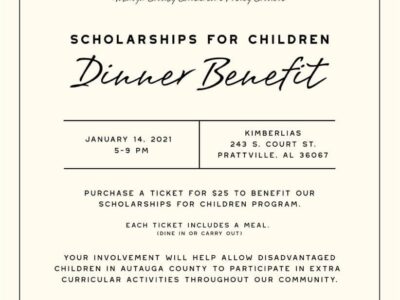 Scholarships for Children: Children’s Policy Council Hosting Dinner Benefit Jan. 14 at Kimberlia’s