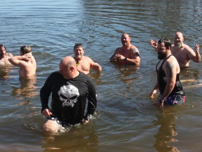 Brave Group Takes ‘Polar Bear Plunge’ To Raise $4,025 for Marbury Youth Football League