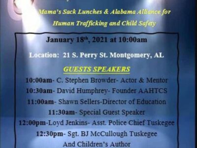 January is Human Trafficking Prevention Month; Learn More at Jan. 18 Event in Montgomery