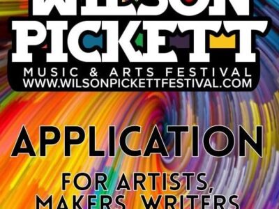 Artists, Musicians and Writers: Wilson Pickett Music and Arts Virtual Festival Accepting Applications