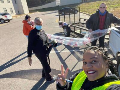 Commissioner Lewis, Volunteers Unite for a Common Good: Picking up Trash on Roadways