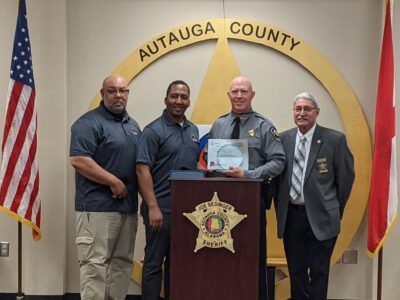 ACSO Investigator David Bradley Named Autauga County’s 2020 CrimeStopper of the Year