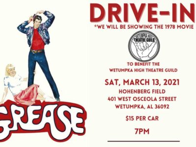 ‘Grease’ is Featured Drive-In Movie Saturday to Benefit the WHS Theatre Guild