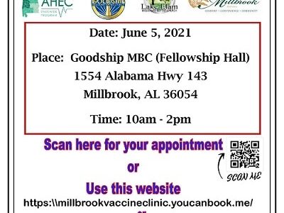 ‘A Shot of Hope’: Millbrook Vaccine Clinic Coming June 5 to Goodship MBC