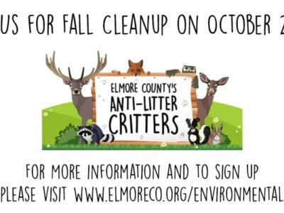 Volunteers Need to Register for Elmore County Cleanup Oct. 23-24