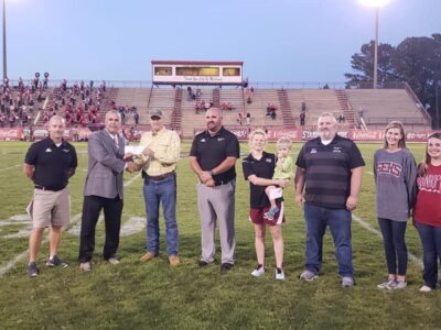 State Rep. Ingram Presents $10,000 check to Stanhope Elmore High