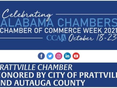 City of Prattville, Autauga County Shows Support for Prattville Area Chamber of Commerce