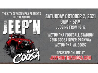 Jeep’n On  the Coosa is Saturday; Fundraiser for Elmore County Food Pantry