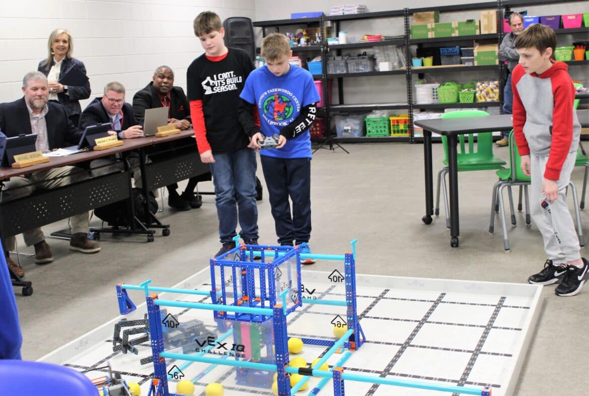 Robots and STEM Programs Dominate Elmore County Board of Education Meeting