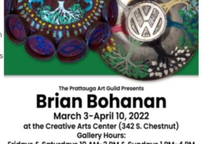 Prattauga Art Guild Hosts Brian Bohanan Folk Art Exhibit through April 10