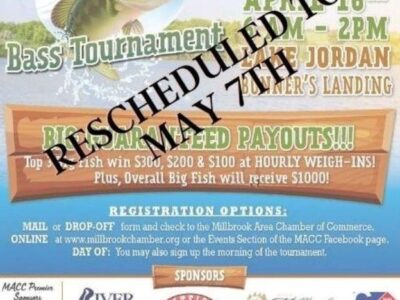 Millbrook Chamber’s Big Fish Bass Tournament Postponed until May 7