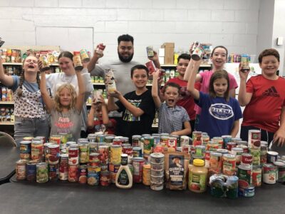 Academy Days Students Collect Canned Food for WELCOME of Millbrook
