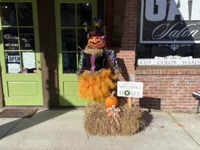 Scarecrow Row on display in Downtown Wetumpka Through Halloween